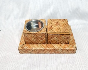 Soporte de incienso de madera en relieve hecho a mano con diseño de superposición de latón Juego de quemador de patrón de hoja para decoración del hogar al mejor precio - Product Image 5