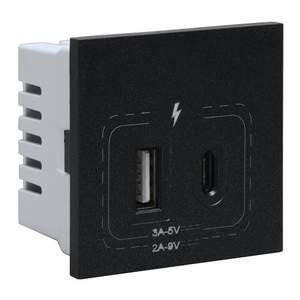 Durable USB Socket with 3A Rated Current for Automotive <b>and</b> <b>Electrical</b> Applications Copper <b>Contact</b> <b>Material</b> - Product Image 1