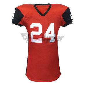 Ensemble de maillots de football américain à séchage rapide pour hommes de haute qualité uniformes respirants personnalisables nom de l'équipe numéro motif grande taille - Product Image 2