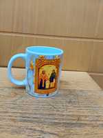 DAFNI BIG PAZAR Tasse à café en céramique avec logo classique imprimé à l'écran, design chinois traditionnel, pour cadeaux