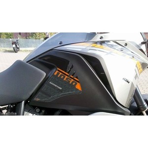 Labelbike 2 Pezzi Protezioni Laterali Serbatoio 3D Compatibili con Moto 1050 Adventure Adesivi Moto Eleganti Italia - Product Image 2