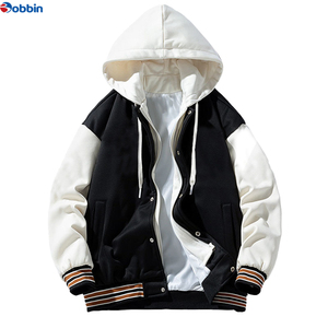 Veste universitaire à capuche pour homme grande taille, tendance, vintage, style américain, baseball, collège, lycée, vente chaude - Product Image 2