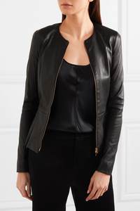 Chaqueta de Cuero Genuino de Alta Calidad para Mujer, Chaqueta de Cuero de Invierno para Mujer, Chaqueta de Motociclista de Cuero de Cordero Genuino para Mujer - Product Image 2