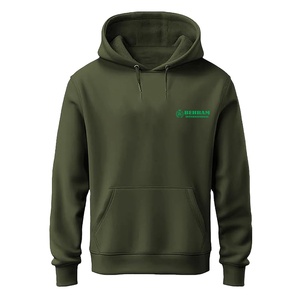 Sudadera con Capucha para Hombre, Estilo Urbano, Invierno, Personalizada por el Fabricante, Talla Grande, Térmica, Gruesa, 100% Algodón, Hombros Caídos - Product Image 3