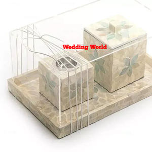 Fragancia para el hogar Bakhoor de madera Madre de perla Soporte de incienso hecho a mano Clásico Elegante Mubkhar de madera - Product Image 2