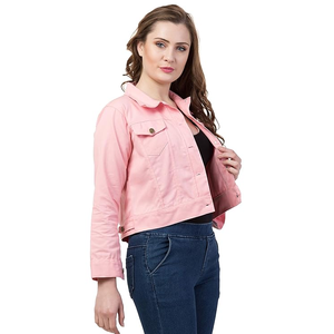 Veste en jean personnalisable pour femmes, veste délavée au design personnalisé pour femmes du Bangladesh, de qualité exportée, vente en gros à bas prix - Product Image 6