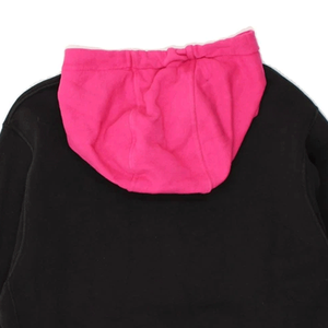 Women's Oversized Pink & Black Colorblock <b>Pullover</b> Hoodie <b>Jumper</b> Breathable Cotton Fleece <b>Pullover</b> Hooded Streetwear Top - Product Image 5