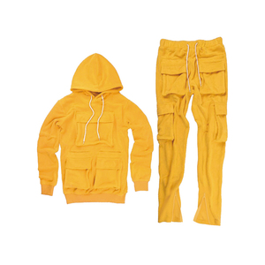 Ensemble de survêtement 2 pièces pour femme, style sportif et tendance, en velours d'hiver, avec sweat-shirt respirant et pantalon de jogging écologiques - Product Image 2