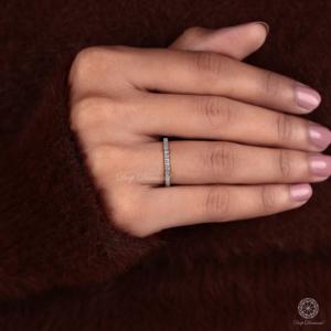 แหวนดาวระเบิดประดับเพชรสำหรับงานหมั้นสไตล์วินเทจทำด้วยมือสีทอง - Product Image 2