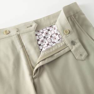 Pantalones de golf Seersucker de talla americana Premium para hombre OEM pantalones casuales de algodón personalizados azul marino mejor oferta - Product Image 6