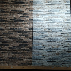 Meilleure vente, design d'apparence de pierre d'élévation populaire en 300x600mm, carreaux muraux en céramique imprimés numériques pour utilisation de mur extérieur morbi - Product Image 2