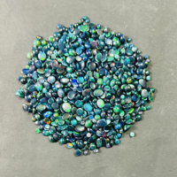 AAA + Qualité Éthiopien Noir Opale Cabochon Naturel Noir Éthiopien Opale Pierre pour les Mariages Premium Ovale Gemstone Mix Formes,