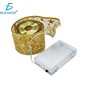 5 Metri di Nastro Luminoso in Tessuto con Anima in Filo Metallico e Luce LED Calda, Realizzato in Plastica Resistente - Product Image 1