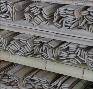 Natural <b>Bamboo</b> <b>Material</b> Green <b>Bamboo</b> Split - Split Half Cut <b>Bamboo</b> Poles Natural <b>Materials</b> Wholesale - Product Image 6