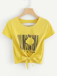 วินเทจเซ็กซี่ปุ่มขึ้นเสื้อสตรีสบายๆสลิมฟิตแฟชั่นเสื้อยืดแขนสั้นปุ่มลงนุ่มบางVคอTee Tops - Product Image 3