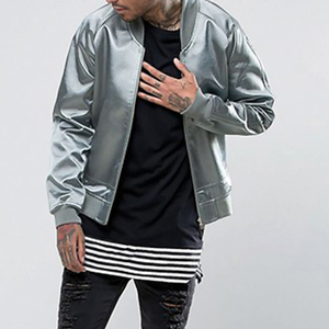 แจ็กเก็ตบอมเบอร์สไตล์ลำลองสำหรับผู้ชายเสื้อแจ็คเก็ตแนวสตรีทฮิปฮอปสำหรับฤดูหนาวโลโก้ตามสั่ง - Product Image 2