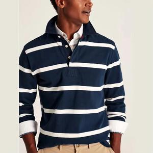 POLO en coton et polyester de haute qualité avec logo personnalisé T-shirt à manches longues pour hommes - Product Image 2