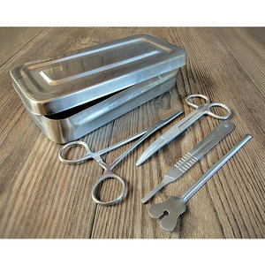 Kit de 12 instruments chirurgicaux manuels de dissection et de suture en acier inoxydable avec boîte – Idéal pour étudiants en médecine, vétérinaires et infirmiers 2026 - Product Image 4