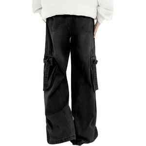 Pantalones vaqueros desgastados para hombre con estilo, pantalones vaqueros rasgados a la moda, ajustados, hechos a medida, al por mayor, para ropa de calle diaria informal - Product Image 2