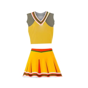 Uniforme de sublimation de pom-pom girl personnalisé jeunes filles personnalisé femmes vêtements de sport confortables meilleur uniforme de pom-pom girl - Product Image 4