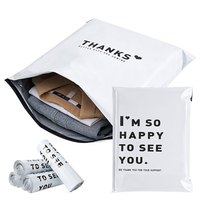 Bolsas de Envío Personalizadas en Verde, Rosa y Blanco, Bolsas de Correo PLA de 2.5 Mil, Sobres de Plástico para Envíos, Bolsas de Mensajería con Logotipo, Embalaje para Ropa