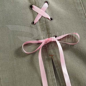 กางเกงยีนส์ขายาวลำลองสีทึบกางเกงยีนส์ของผู้หญิงกางเกงยีนส์ขายาวฉลากส่วนตัว - Product Image 6