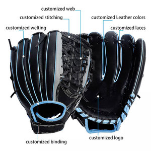 Gran oferta, guantes de captura de béisbol de la mejor calidad de Color personalizado, guantes de captura de béisbol transpirables impermeables - Product Image 4