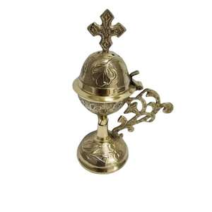 กระถางธูปทองเหลืองทำมือกลิ่นธูปตกแต่งโต๊ะอุปกรณ์ตกแต่งที่เป็นมิตรต่อสิ่งแวดล้อม - Product Image 1