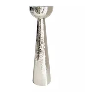 Soporte de vela de metal, diseño clásico indio elegante, pilar de vela, diseño tradicional de lujo, Navidad - Product Image 3