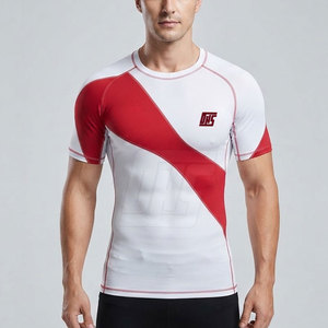 High Quality Compression <b>T</b> <b>Shirts</b> Featuring Lightweight Fabric <b>Muscle</b> For Workout Training And Outdoor Sports Performance - Product Image 3