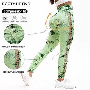 Mallas Capri con logotipo personalizado para mujer, mallas de cintura alta para entrenamiento, suave y mantecoso, gimnasio, fitness, yoga, vestido deportivo - Product Image 5