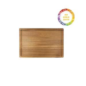 Planche à découper en bois classique Extra Large bloc à découper solide idéal pour la cuisine de tous les jours et le service élégant - Product Image 2