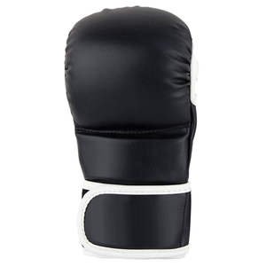 Proveedor directo de fábrica, recién llegado, guantes de entrenamiento MMA, MOQ bajo, Material de PU de la más alta calidad, cierre de bucle de gancho, muñeca ajustable - Product Image 6