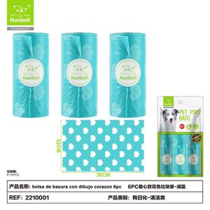 Sacchetti per Rifiuti con Motivo a Cuore per lo Smaltimento dei Rifiuti Canini, Soluzione per la Rimozione dei Rifiuti degli Animali Domestici - Product Image 3