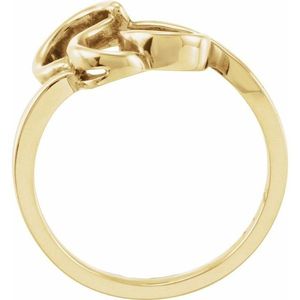 Anillo Ajustable de Acero Inoxidable con Incrustaciones de 18K, Diseño Moderno de Luna y Amantes, Regalo de Moda - Product Image 2