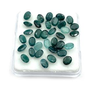 อัญมณีควอตซ์ทรงรี Grandidierite ธรรมชาติจากมาดากัสการ์แฮนด์เมดสําหรับทําเครื่องประดับ - Product Image 5