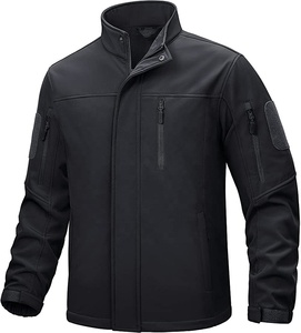Chaqueta de forro polar para hombre, chaqueta deportiva de alta calidad a prueba de viento para exteriores, color negro, barata, interior y cálida - Product Image 2