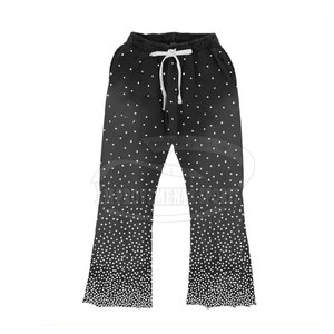 Chándales transpirables de diamantes de imitación de alta calidad con capucha de invierno Casual sólido peso ligero ropa de moda - Product Image 4