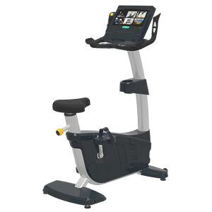 Vélo de fitness vertical français avec console tactile de 15 pouces pour l'entraînement cardio à domicile et le cyclisme en intérieur - Product Image 2