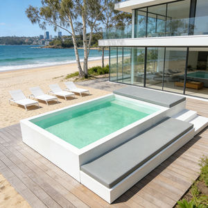 Piscine hors sol de qualité commerciale avec banc de bronzage pour hôtel, maison, extérieur, avec accessoires complets - Product Image 6