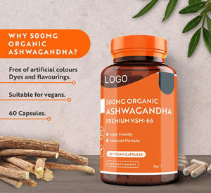 كبسولات عالية الجودة من أشواغاندا العضوية ، منشار أشواغاندا بالميتو لتكملة كبسولات أشواغاندا للبالغين - Product Image 2