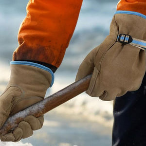 Guantes de Trabajo de Cuero para Invierno, Transpirables, Lisos, Diseño Ligero y Estructurado para Tareas Delicadas Continuas - Product Image 3