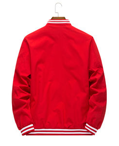 2024 unisexe imperméable coupe-vent veste de Baseball Logo personnalisé grande taille décontracté support respirant fermeture à glissière pour l'hiver - Product Image 4