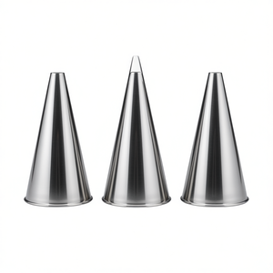 Juego de 3 Moldes de Acero Inoxidable Pedrini (3.5x12cm) Cannoncini Mignon 0094, Herramientas para Hornear y Repostería - Product Image 2