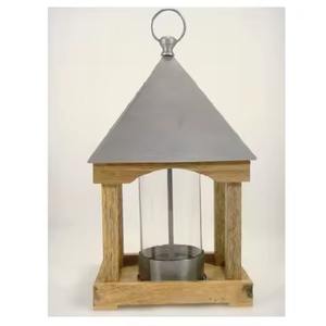 Antique Shine Copper Finished Metal <b>Bird</b> <b>Feeder</b> Glass Dome With Hanging Ring Ribbed Design for Indoor Outdoor Balcony Garden - Product Image 2