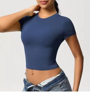 Camiseta corta de verano para mujer al por mayor, Camiseta corta de secado rápido, camiseta informal ajustada para mujer - Product Image 6