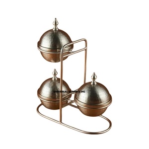 Bol à chocolat en acier inoxydable écologique finition argent mat, design personnalisé, fait main, multifonctionnel, classique et élégant - Product Image 1