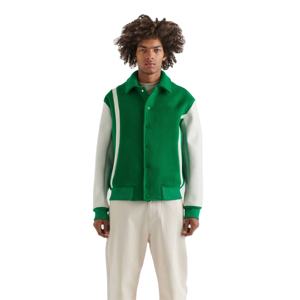 Veste universitaire en laine personnalisée OEM de haute qualité pour hommes-Vêtements d'extérieur élégants et chauds pour toutes les saisons - Product Image 1