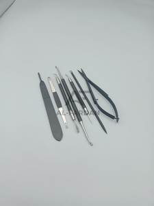 เครื่องมือสำหรับกำจัดสิวหัวดำที่ทำจากสเตนเลสเกรดสำหรับการผ่าตัดเครื่องกำจัดสิวเครื่องมือสำหรับยกขนตาและมีดผ่าตัดแบบด้ามจับหมายเลข3 - Product Image 4