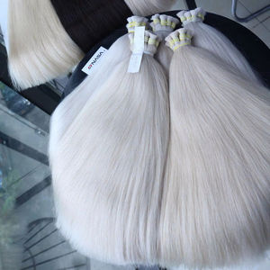 Extensions de cheveux humains vierges en vrac de qualité supérieure, fabriquées au Vietnam par NASA HAIR VIETNAM, toutes les couleurs compatibles, emballage inclus - Product Image 1